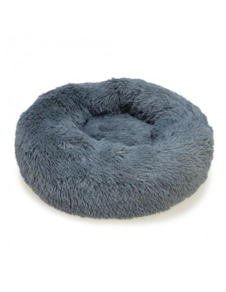 CAMA REDONDA SUAVE GRIS OSCURO 50cm.