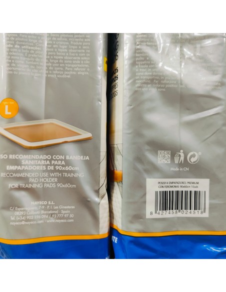 EMPAPADOR PREMIUM CON FEROMONAS 90x60 10uds.