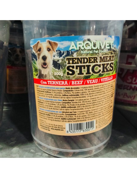 BARRITAS Tender Meat Sticks de Ternera 500gr.