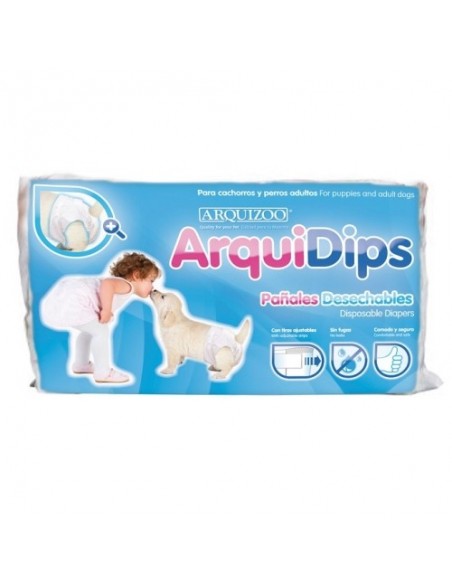 PAÑAL ARQUIDIPS TALLA XS 18 piezas.
