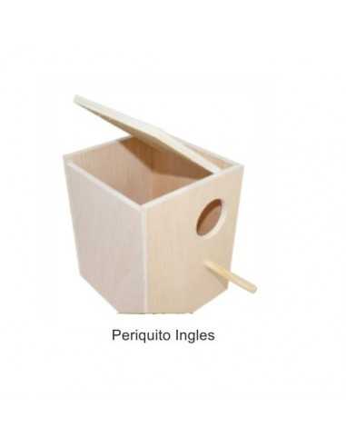 NIDO MADERA VERTICAL PERIQUITO INGLES