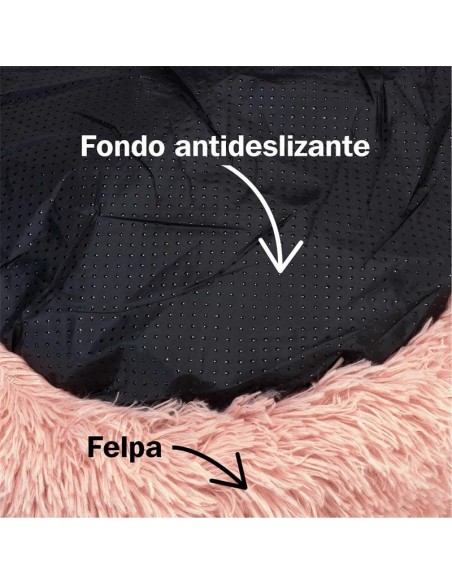 CAMA REDONDA SUAVE ROSA 50cm. CAMA REDONDA SUAVE ROSA 50cm.
