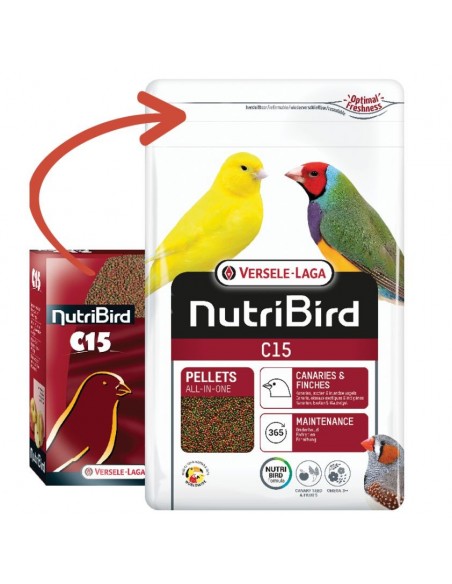 M -NUTRIBIRD C15 10 KG. Saco