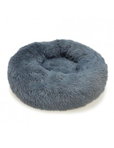 CAMA REDONDA SUAVE GRIS OSCURO 70cm.