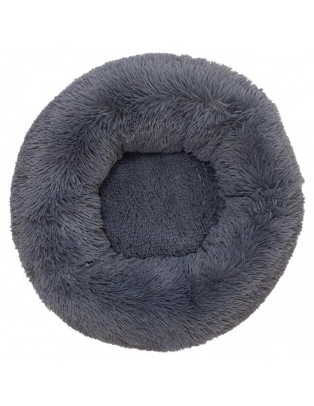 CAMA REDONDA SUAVE GRIS OSCURO 70cm.