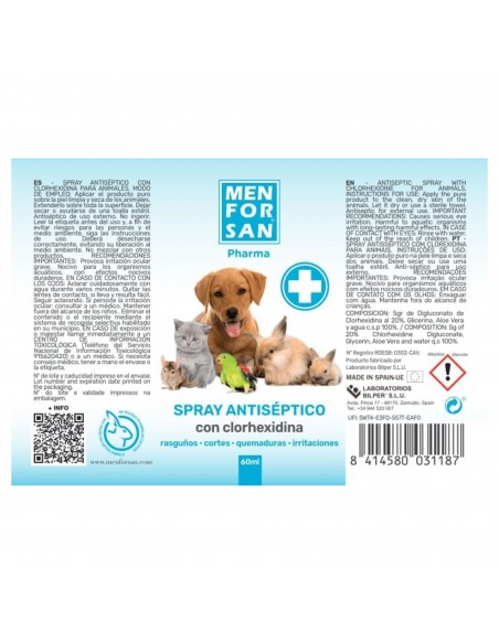 SPRAY ANTISEPTICO CLOREXIDINA 60ml MENFORSAN