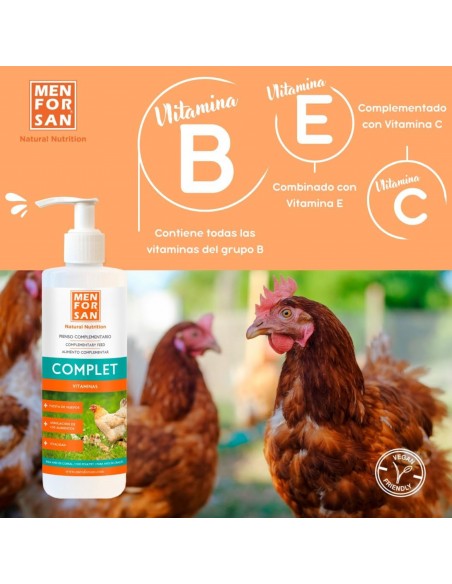 ALIMENTO COMPLET AVES DE CORRAL 500ml MENFORSAN