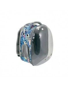 MOCHILA SPACE AZUL Con Flores