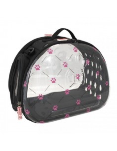BOLSO TRANSPARENTE Plegable Pink Paws