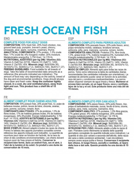 Arquivet Fresh Ocean Fish - 2,5 KG. Arquivet Fresh Ocean Fish - 2,5 KG.