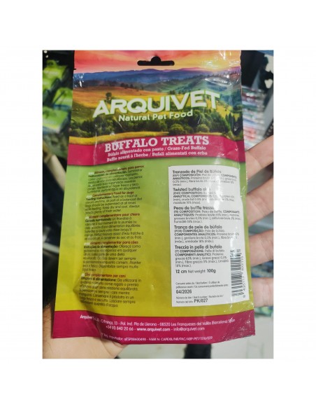 Trenzado de Piel de Búfalo - 100 gr. -12cm