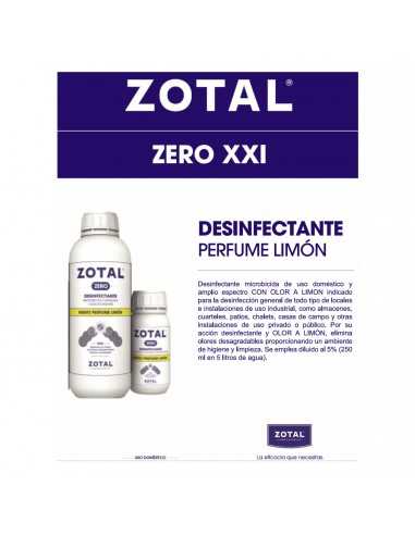ZOTAL ZERO Limon 250 ml.