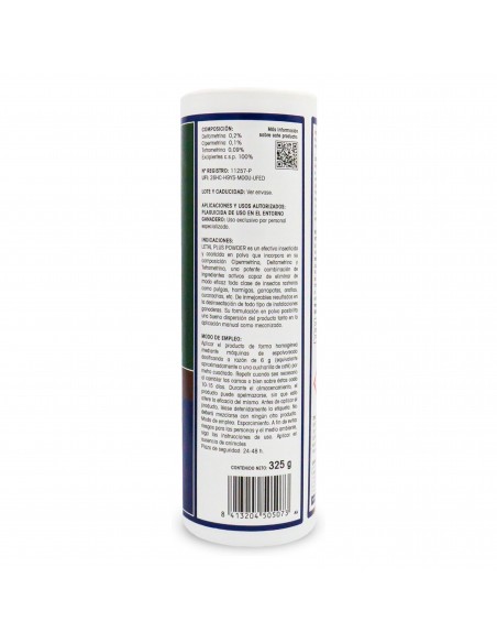 LETAL PLUS PWD TALQUERA 325 gr. LETAL PLUS PWD TALQUERA 325 gr.