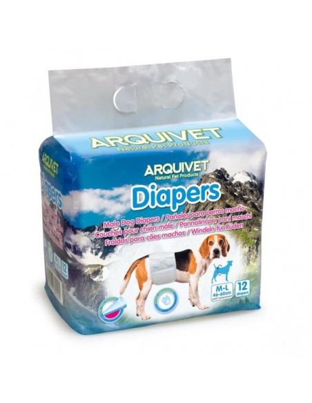 Pañal para MACHO T/ M.L (46-60 cms.)12 uds./caja