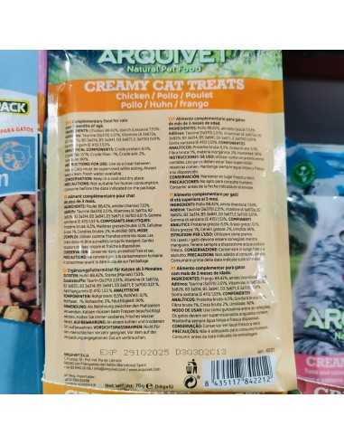 Snack CREMOSO de pollo (bolsa 5 sobres de 14 g)