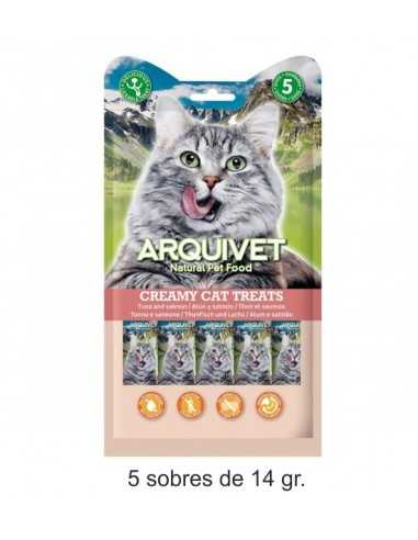 Snack CREMOSO de atún y SALMON (bolsa 5 sobres de 14 g)
