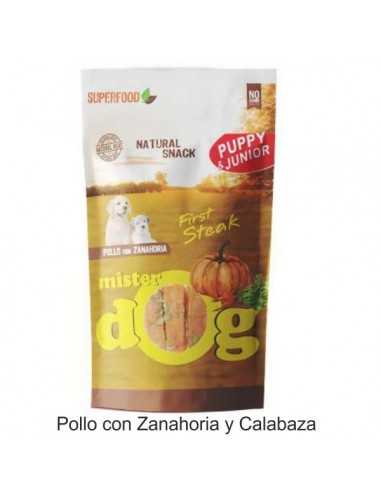 Snack POLLO Con ZANAHORIA 70 gr. Mister Dog