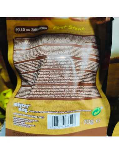 Snack POLLO Con ZANAHORIA 70 gr. Mister Dog