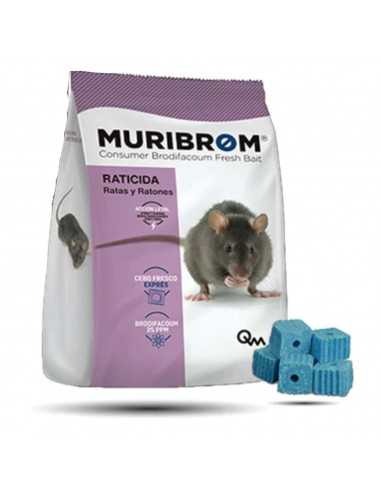 RATICIDA MURIBROM BLOQUE. Bolsa 200 gr.