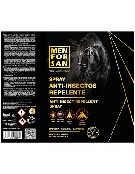 Menforsan Spray Antiinsectos Repelente Caballos 500 ml.