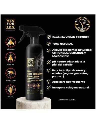 Menforsan Spray Antiinsectos Repelente Caballos 500 ml.