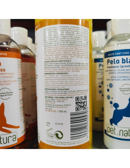 CHAMPU VOLUMEN 750 ML.PetNatura