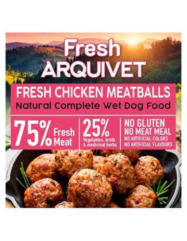 ALBONDIGAS con Pollo & Zanahoria & Guisantes 400gr.