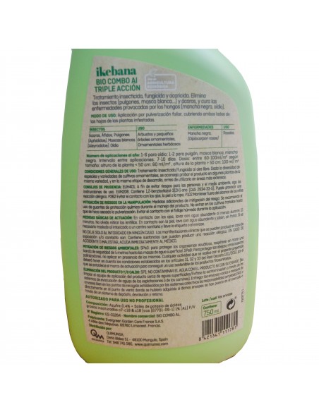 IKEBANA TRIPLE ACCION BIO 750ml