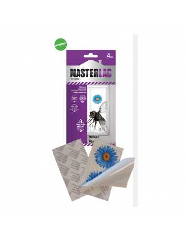 MASTERLAC Adhesivo Insecticida Ventanas 4 uds.