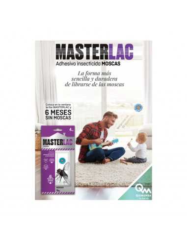 MASTERLAC Adhesivo Insecticida Ventanas 4 uds.