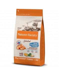 NATURES VARIETY CAT SELECTED STERILI SALMON 1.25Kg