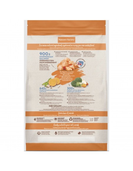 NATURES VARIETY CAT SELECTED STERILI SALMON 1.25Kg NATURES VARIETY CAT SELECTED STERILI SALMON 1.25Kg