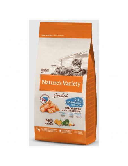 NATURES VARIETY CAT SELECTED STERILI SALMON 1.25Kg NATURES VARIETY CAT SELECTED STERILI SALMON 1.25Kg