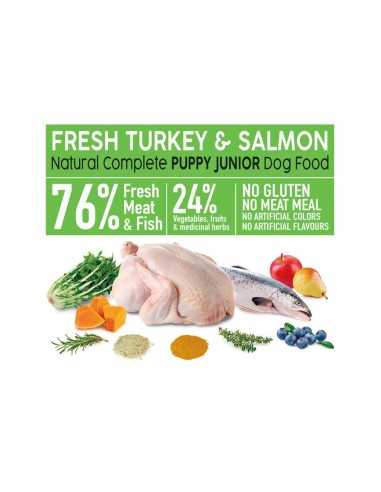 Arquivet Fresh PUPPY Junior Pavo & Salmon 10 Kg.