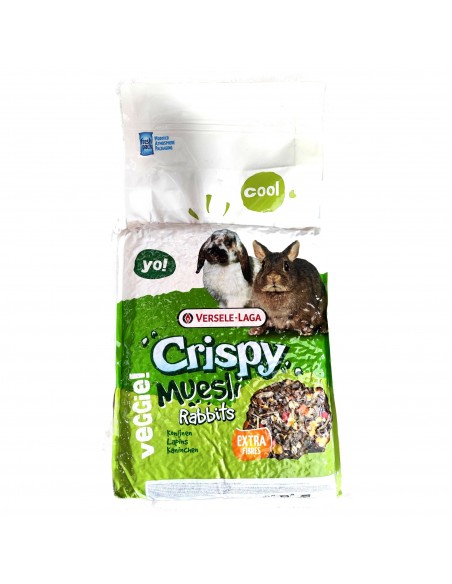 CONEJO CRISPY MUESLI 10 KG. VERSELE-LAGA