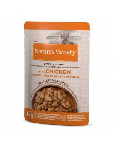 NATURES VARIETY BITES IN GRAVY POLLO 80gr BOCADITOS EN SALSA