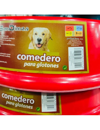 COMEDERO GLOTONES 23.5X6CM. AZUL